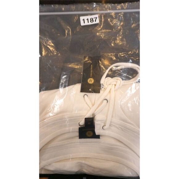 NWT JM Collection Wildflower Way Blouse - White/Neo Natural - Size XXL - Picture 14 of 14